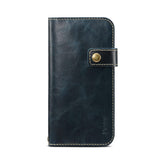 Wallet Finger Strap Leather Case iPhone 14 13 12 series