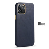 High end Leather Full Wrapped Handmade Phone Case for iPhone 12 11 XS Series