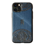 High Quality Dragon Pattern Leather Case for iPhone 12 11 Series