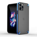 Luxury Plating PC Bumper Shockproof Silicone Case for iPhone 12 11 Series