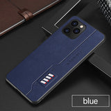 Luxury Ultra thin Cassette Leather Phone Case For iPhone 12 Series