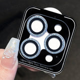 Glitter Camera Protector Metal Lens Ring Glass For iPhone 14 series
