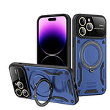 Luxury Magnetic Magsafe Hybrid Stand Shockproof Armor Case For iPhone 14 13 12 series