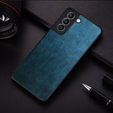 Luxury Cloth Texture Soft Silicone Leather Case For Samsung Galaxy S21