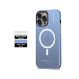 Magnetic TPU Frame Frosted Case For iPhone 14 13 12 series