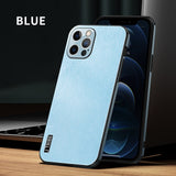 Luxury Business Shockproof Camera Lens Protection Matte Phone Case For iPhone 12 Series