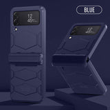 Armor Case with Bracket Rugged for Samsung Galaxy Z Flip 4