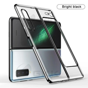 Ultra-thin Plating All inclusive Anti-fall Protective Hard Cover Case For Samsung Galaxy Fold