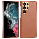 Luxury Business PU Leather Case For Galaxy S23 Ultra Plus