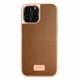 Luxury Business Lychee Pattern Leather Case For iphone 13 Series