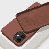 Luxury Original Liquid Silicone Shockproof Wireless Charging Case For iPhone 13 12 11 12 Pro Max Mini