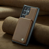 PU Leather Flip Wallet Card Slots Kickstand Case For Samsung Galaxy S23 S22 S21 Series