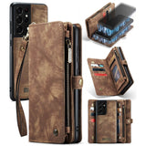 Leather Wallet Card Holder Case For Samsung S23 S222 S21Ultra Plus