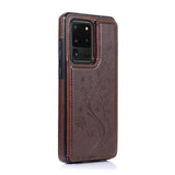 3D Flower Luxury PU Leather Shockproof Wallet Case For Samsung Galaxy S20