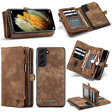 Leather Wallet Card Case for Samsung Galaxy S21 S20 Note 20 Series