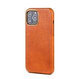 Retro Slim PU Leather Case for iPhone 13 12 11 Pro Max Mini