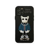 Trend Creative Minimalism 3D French Bulldog Pitbull Case For iPhone 12 11 Series