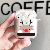 Cartoon Santa Claus Christmas Soft TPU Case For Airpods 3 2 1 Series