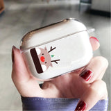 Cartoon Santa Claus Christmas Soft TPU Case For Airpods 3 2 1 Series