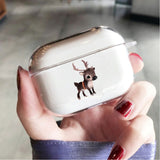 Cartoon Santa Claus Christmas Soft TPU Case For Airpods 3 2 1 Series