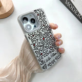 Creative Street Artistic Painting Hard TPU Case for iPhone 15 14 13 12 series