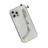 Heart Shaped Chain Soft Fashion Bracelet Transparent Phone Case for iPhone 12 11 Series