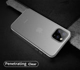 Ultra Thin Matte PP Plastic Hard Soft Shockproof Case For iPhone 11 Series