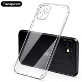 Luxury Classic Plating Frame Transparent Silicone Phone Case for iPhone 13 12 11 Series