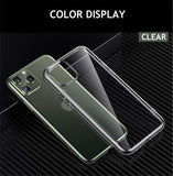 Soft Silicone Transparent TPU Clear Case Camera Protection For iPhone 11 Series