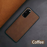 Genuine Leather Phone Case For Samsung Galaxy S21 S20 Note 20 Series