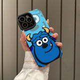 Cool Cartoon Monster Soft TPU Cases For iPhone 14 13 12 series