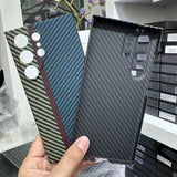 Lightweight Anti-Fall Carbon Fiber Case for Samsung Galaxy S24 Ultra