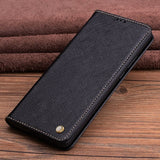 Business Premium Cowhide Leather Flip Case for Samsung Galaxy S23 S22 Ultra Plus