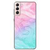 Marble Soft Silicone Phone Case For Samsung S21 Series