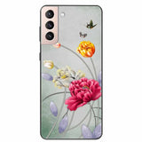 Marble Soft Silicone Phone Case For Samsung S21 Series