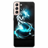Marble Soft Silicone Phone Case For Samsung S21 Series