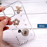 Luxury Fashion Bling Rhinestone Perfume Bottle Case For iPhone 12 11 Series