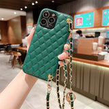 Leather Crossbody Bag Case For iPhone 14 13 12 series