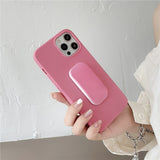 Push Pull Bracket Stand Candy Color Case for iPhone 12 11 Series