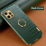 Genuine Leather Personalized Phone Case for iPhone 12 11 Series