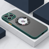 Magsafe Matte Translucent Acrylic Shockproof Case For iPhone 14 13 12 series