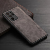 Soft TPU Leather Silicone Case For Samsung Galaxy S21 Note 20 Series