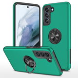Shockproof Fashion Silicone Car Holder Ring Case For Samsung Galaxy S21 Series