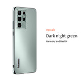 Shockproof Metal Lens Protection Acrylic Frosted Case for Samsung Galaxy S22 series