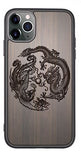 3D Relief Embossed Sandalwood Case for iPhone 13 12 Series
