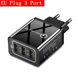 3.0 USB 48W Quick Charger For iPhone Samsung Tablet EU US Plug