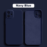 100WD Square Liquid Silicone Full Protector Case For iPhone 12 & 11 Pro Max