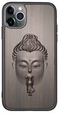 3D Relief Embossed Sandalwood Case for iPhone 13 12 Series