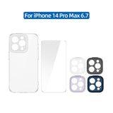 Clear Case with Lens Replaceable Protection iPhone 14 Pro Max