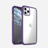 Luxury Transparent Glass Shockproof Phone Case iPhone 11 Pro Max Series